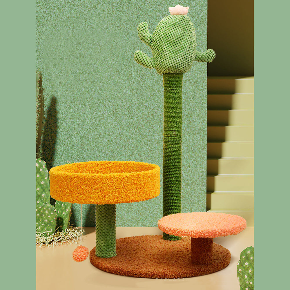 Cactus Theme Cat Tree