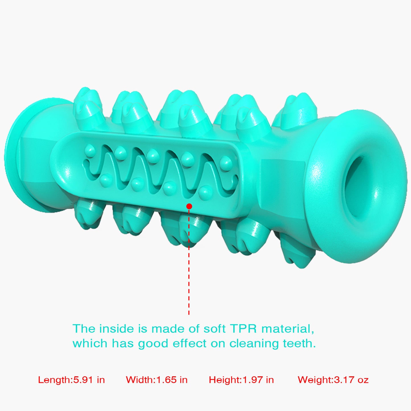 Serrated Dog Chew Toy - Small Dog