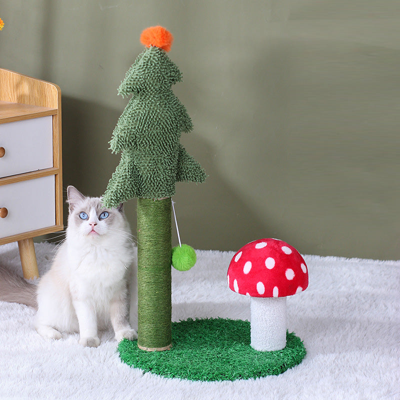 Christmas tree cat climbing frame