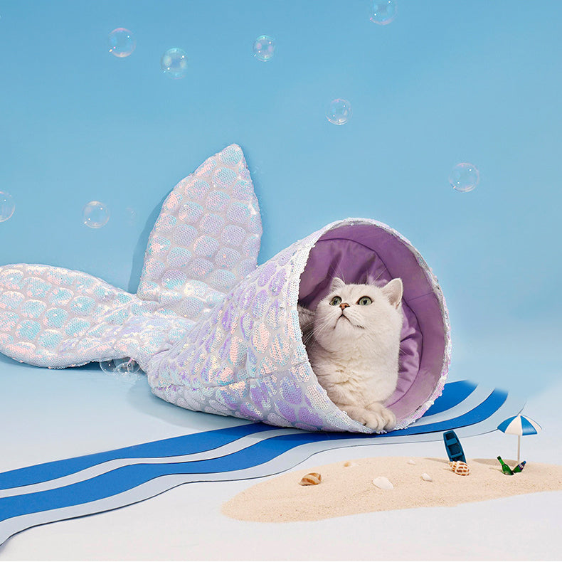 Spangle  mermaid pet kennel