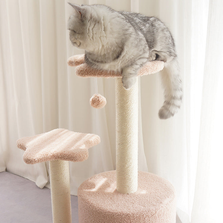 Luxury flower cat tree