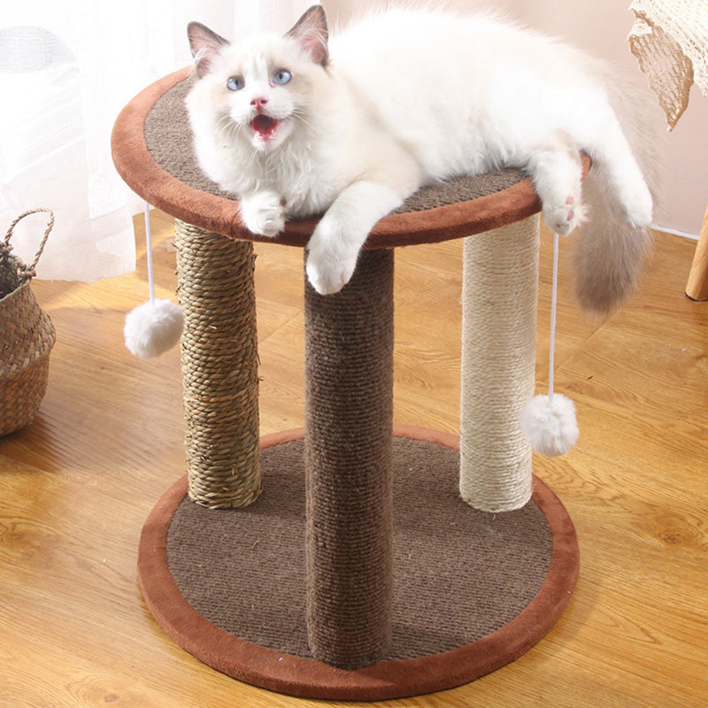 Sisal double layer cat platform