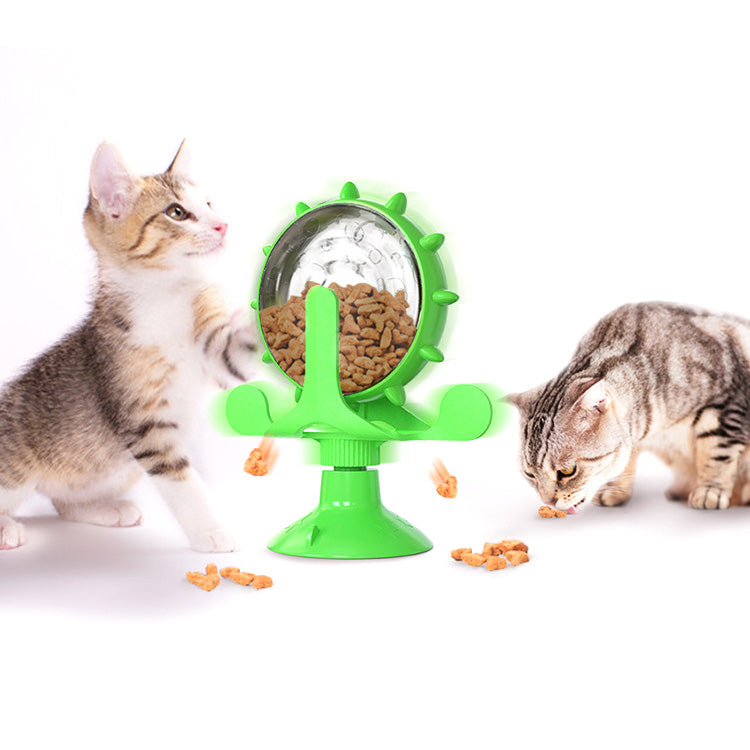 Ferris wheel feeder cat toys