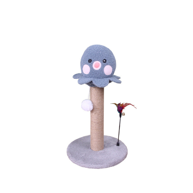 Octopus cat scratching stand