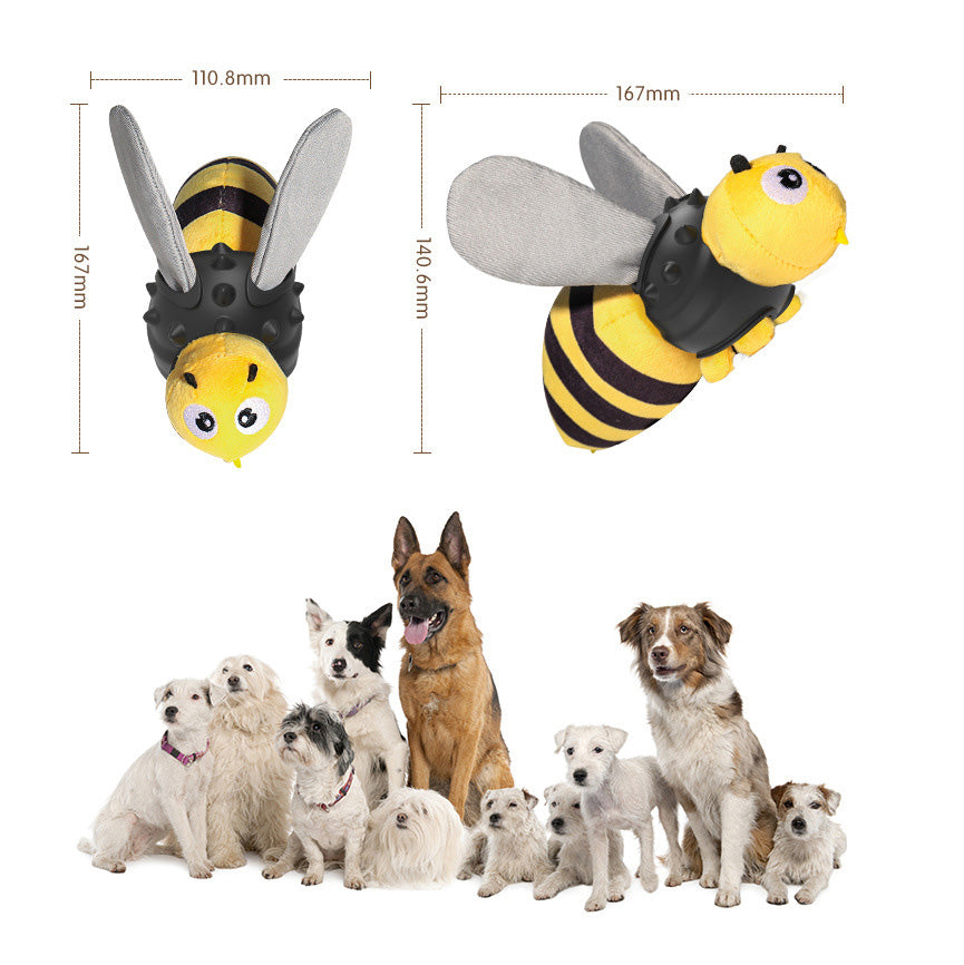 Simulation bee dog toys