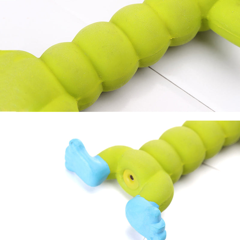 Dog Shape Natural Rubber Squeaky Toys