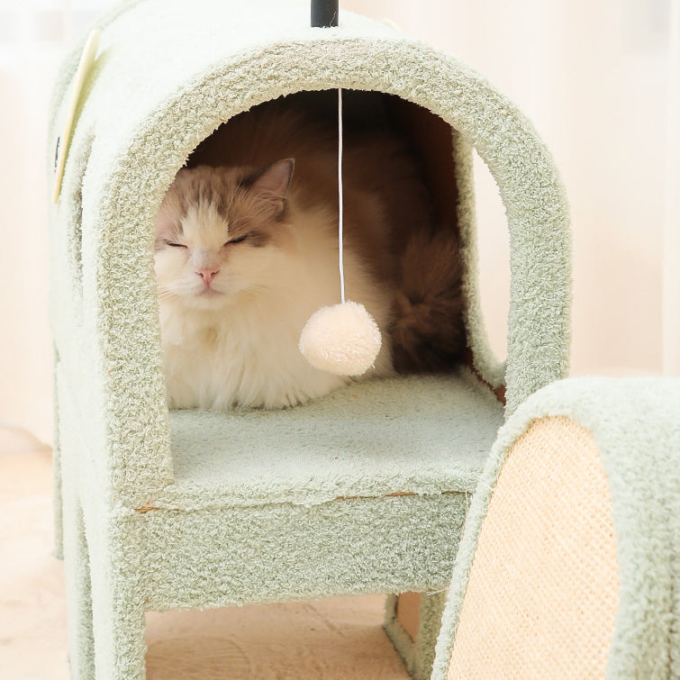 Elephant cat house diy cat toy