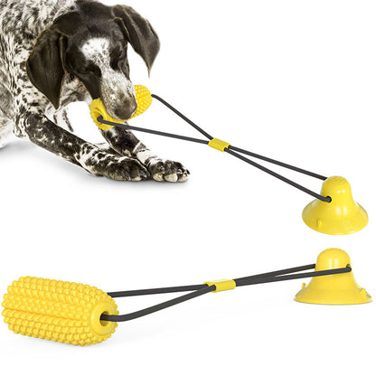 Suction cup corn tug-of-war toys