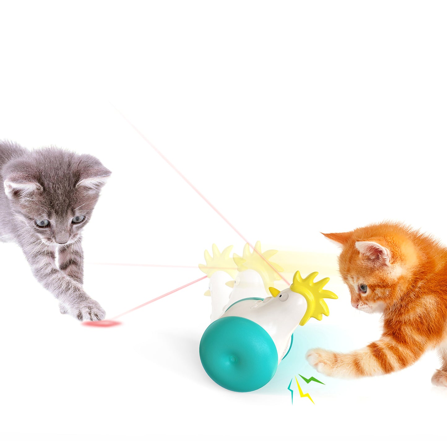 Gentleman chicken laser cat toys