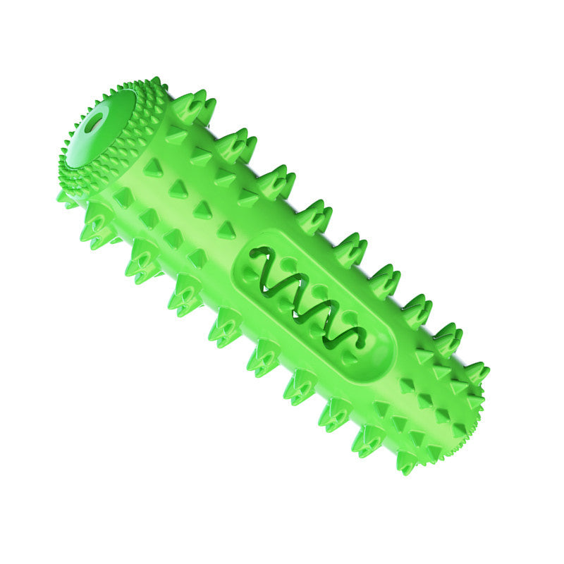 Squeaky Serrated Molar Rod Dog Molar Toy