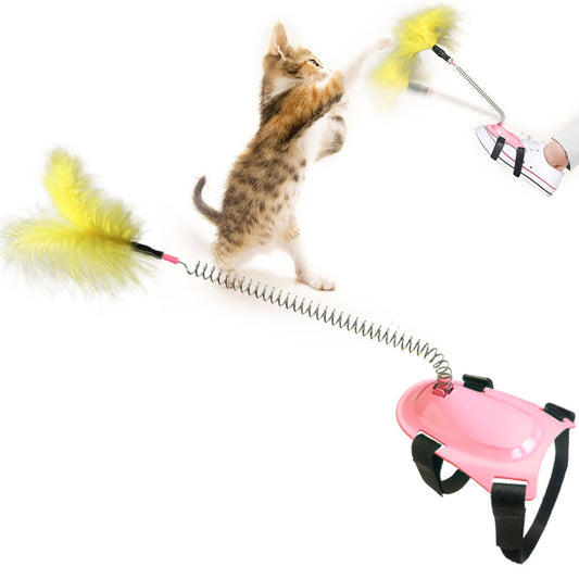 Cat Toy Cat Teaser with Your Feet