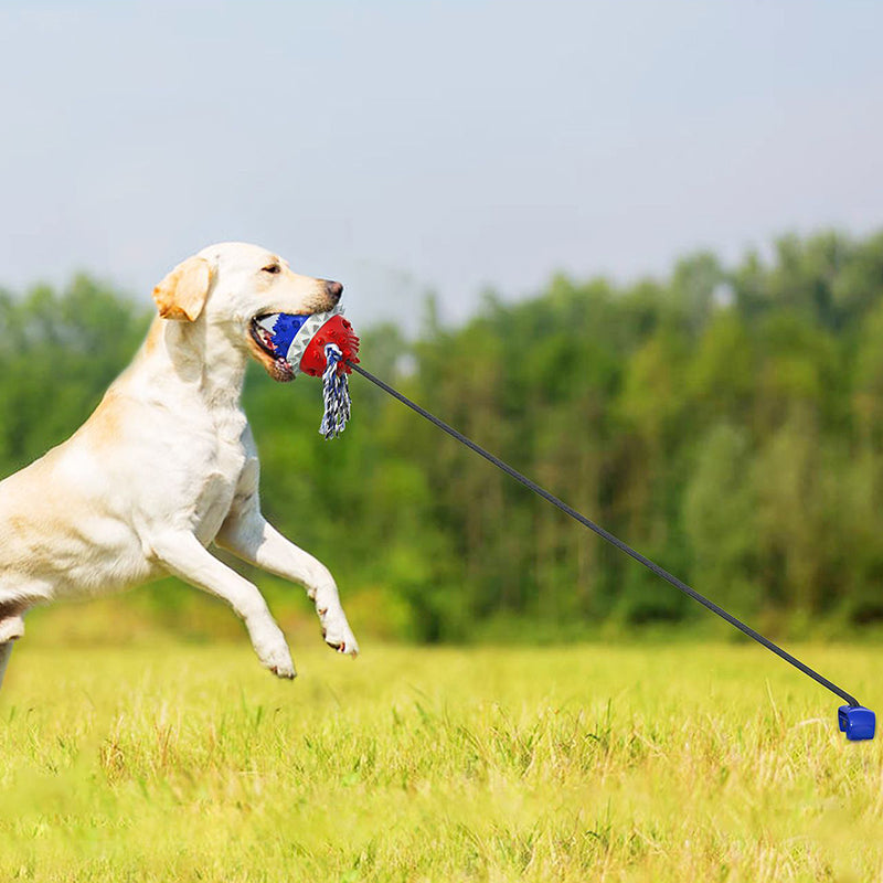 Outdoor rope pulling ball