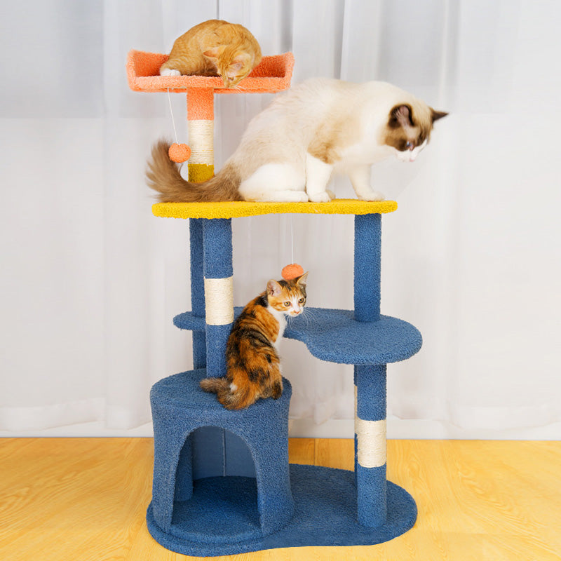 Seafood fun park cat climbing frame