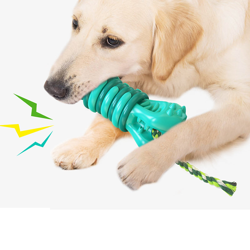 vocal crocodile head dog chew toy