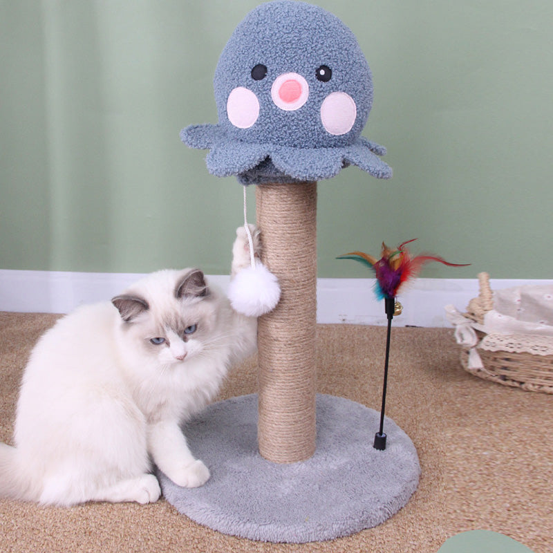 Octopus cat scratching stand