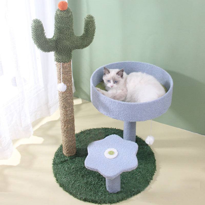 Cactus cat climbing frame