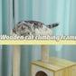 35 inches Modern Wood Cat Tree
