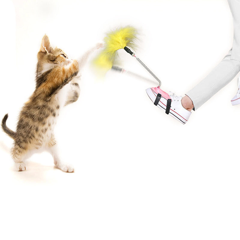 Cat Toy Cat Teaser with Your Feet