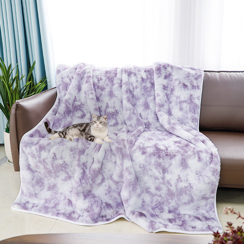 Waterproof Tie-Dye Fleece Blanket