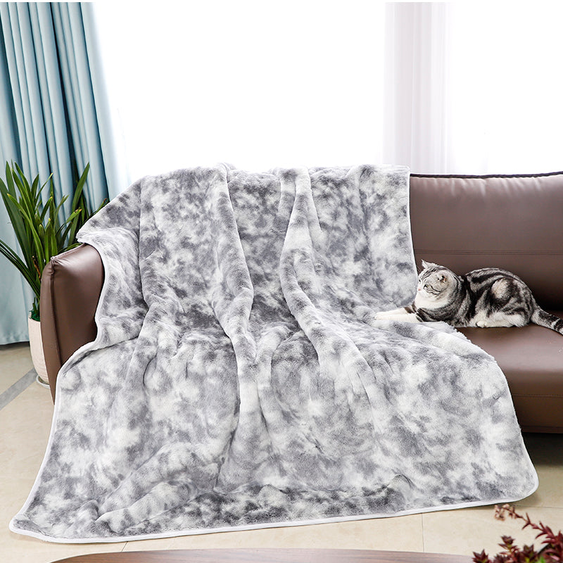 Waterproof Tie-Dye Fleece Blanket