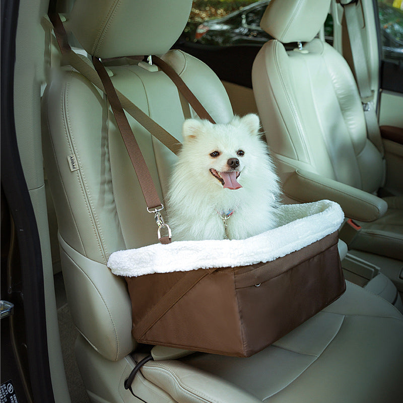 Portable removable and washable pet car seat