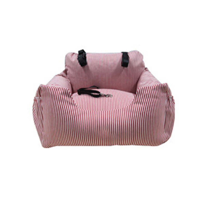 Striped car pet seat