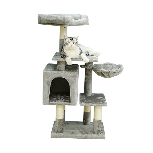 43-inch faux fur cat tree