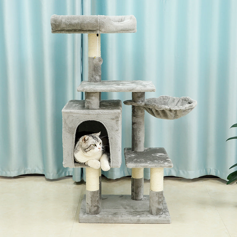 43-inch faux fur cat tree