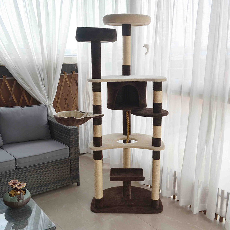 67-inch large cat tree/activity center