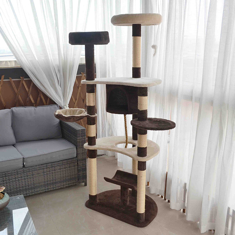 67-inch large cat tree/activity center