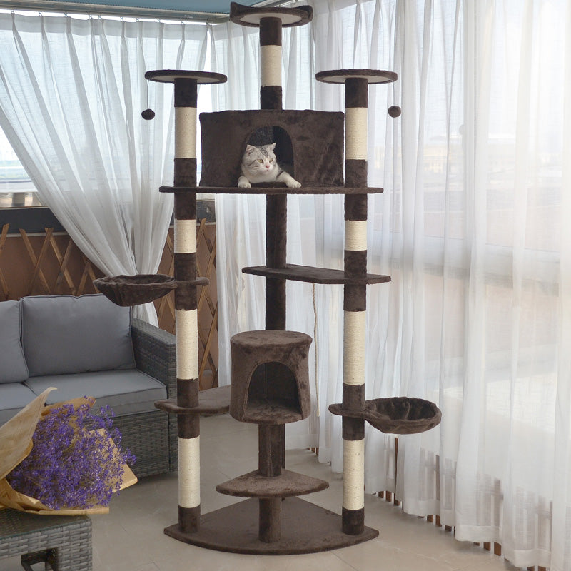 81-inch extra-large cat tree/activity center