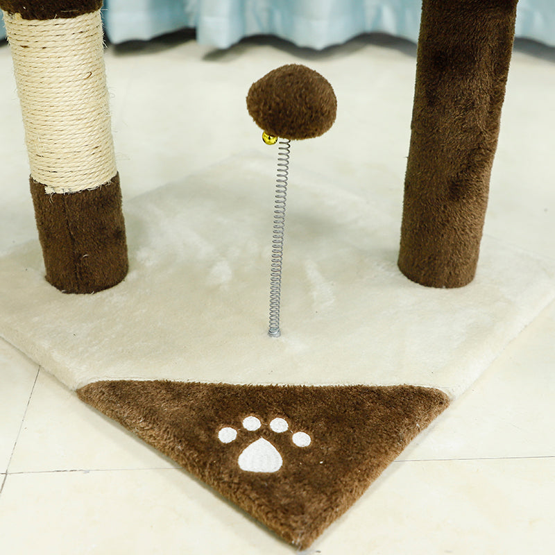 44 inches minimalist color blocking cat tree