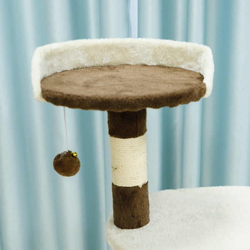 44 inches minimalist color blocking cat tree