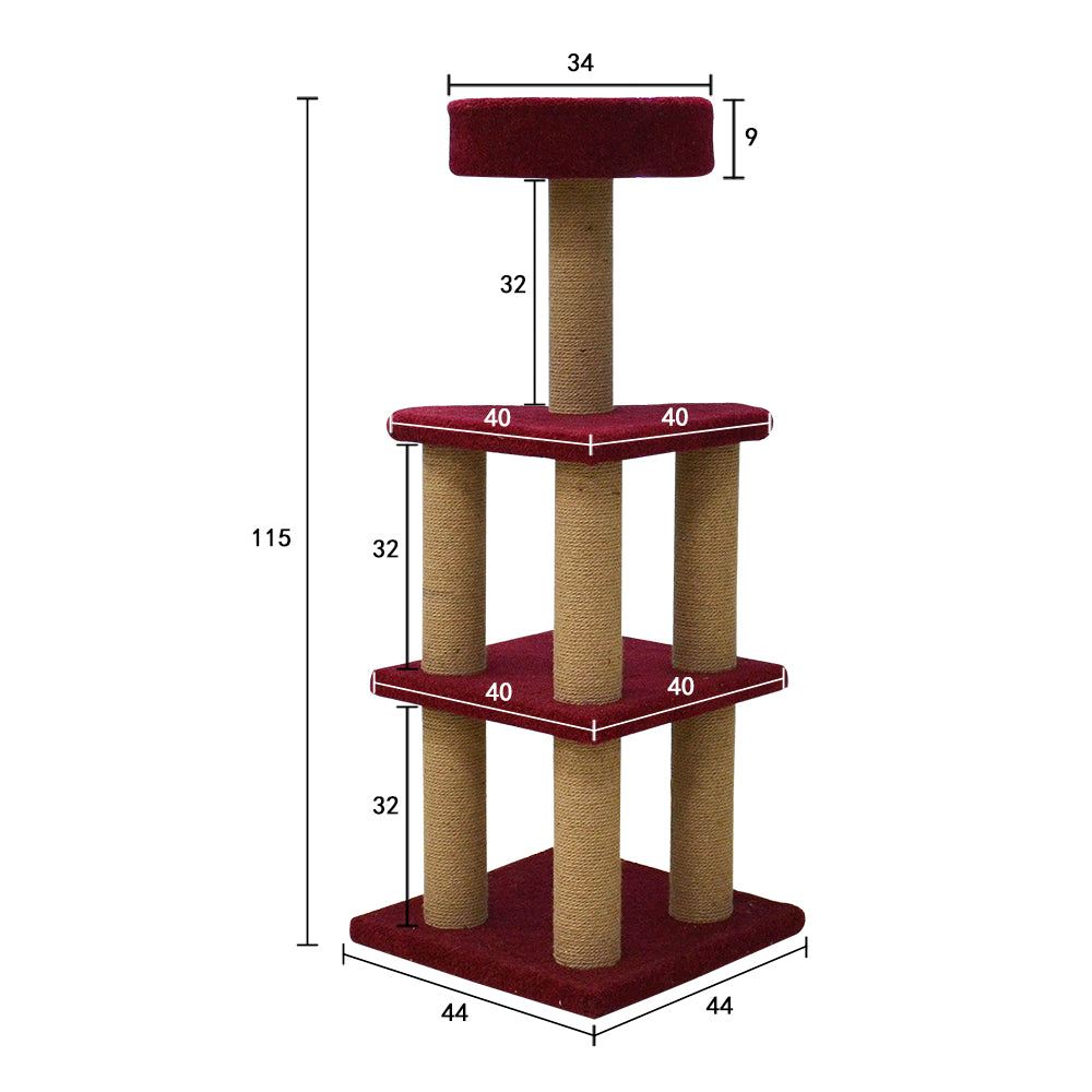 45 inches all wrapped sisal cat tree