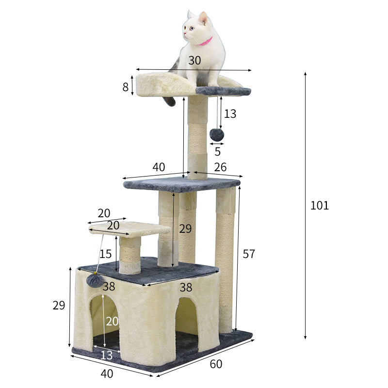 40 inches 4 layers cat tree