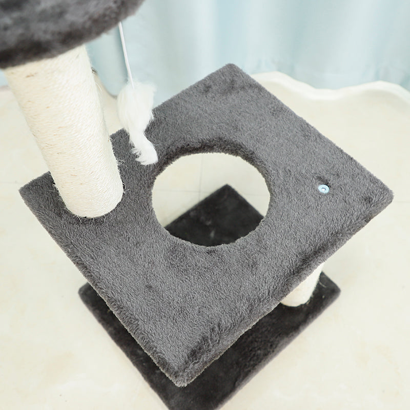 26 inches plush cat tree with perch