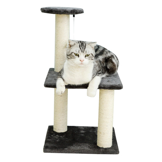 26 inches plush cat tree with perch