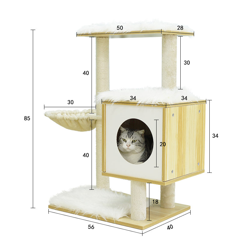 33 inches modern cat tree