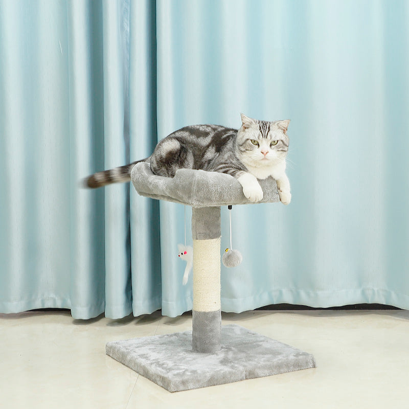 20 inches cat tree with mouse toy