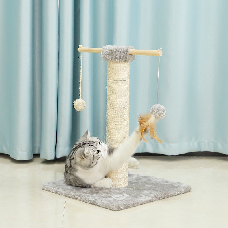 21 inches  Cat Scratch Post with Sisal Ball