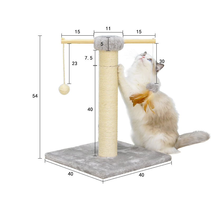 21 inches  Cat Scratch Post with Sisal Ball