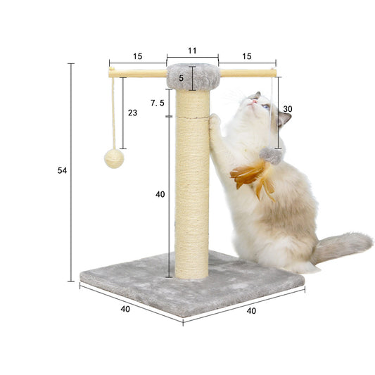 21 inches  Cat Scratch Post with Sisal Ball