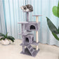 52 inches multiple perches cat tree with condos