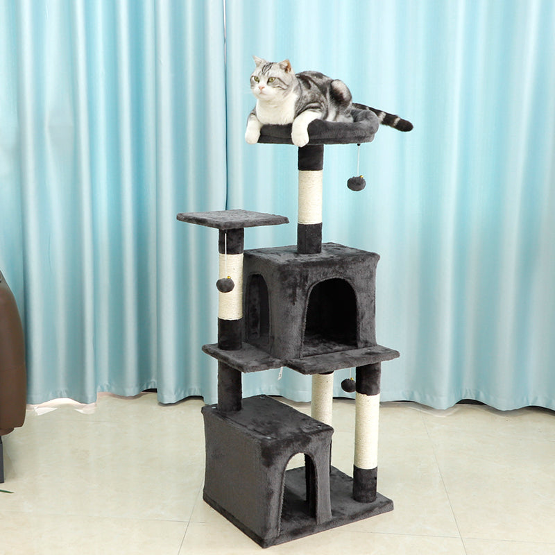 49" cat tower with large condo