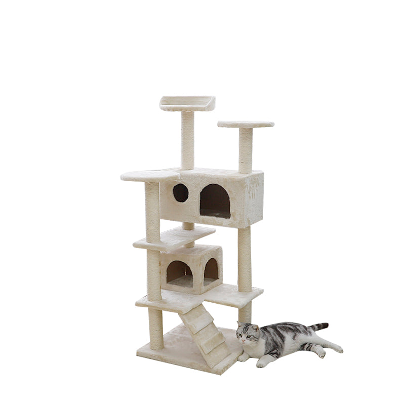 46-inch multifunctional cat activity center and cat tower