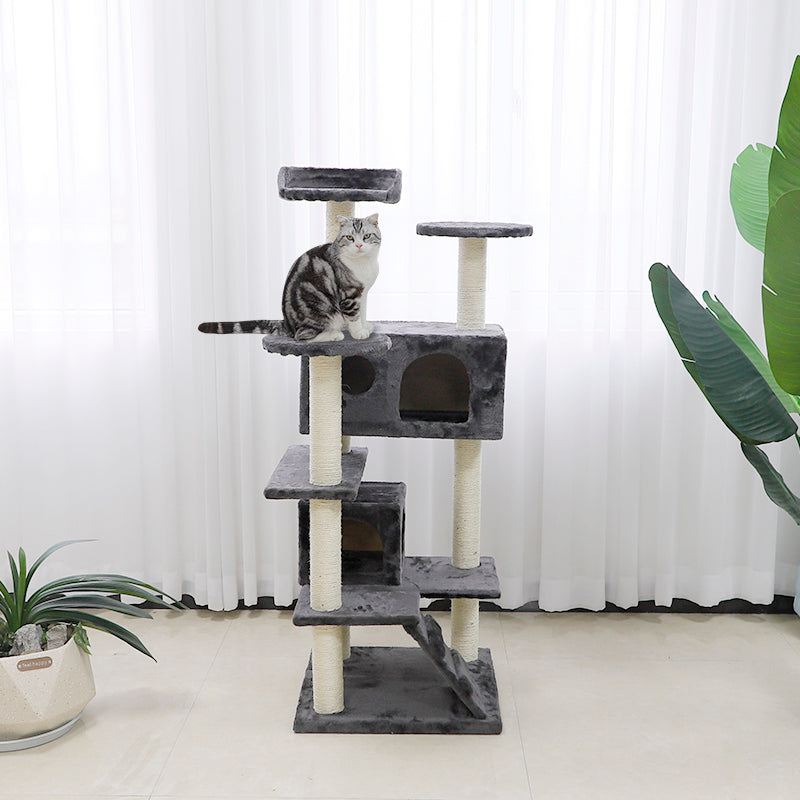 46-inch multifunctional cat activity center and cat tower