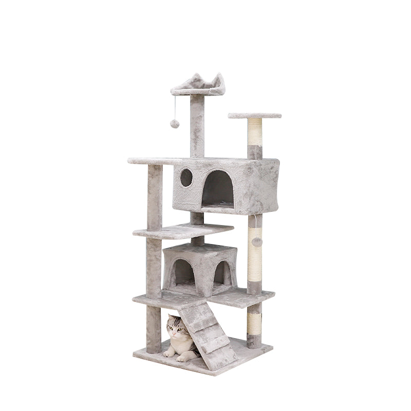 46-inch multifunctional cat activity center and cat tower