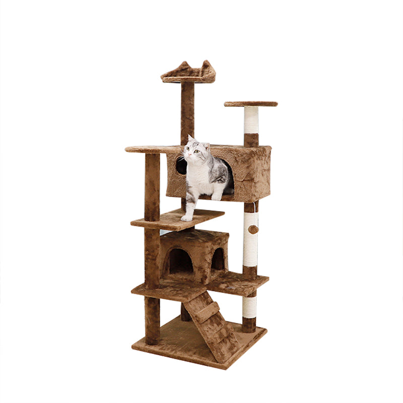 46-inch multifunctional cat activity center and cat tower