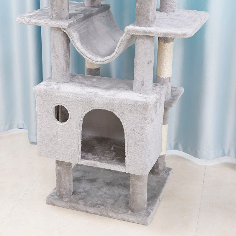 65" large cat tower with condos