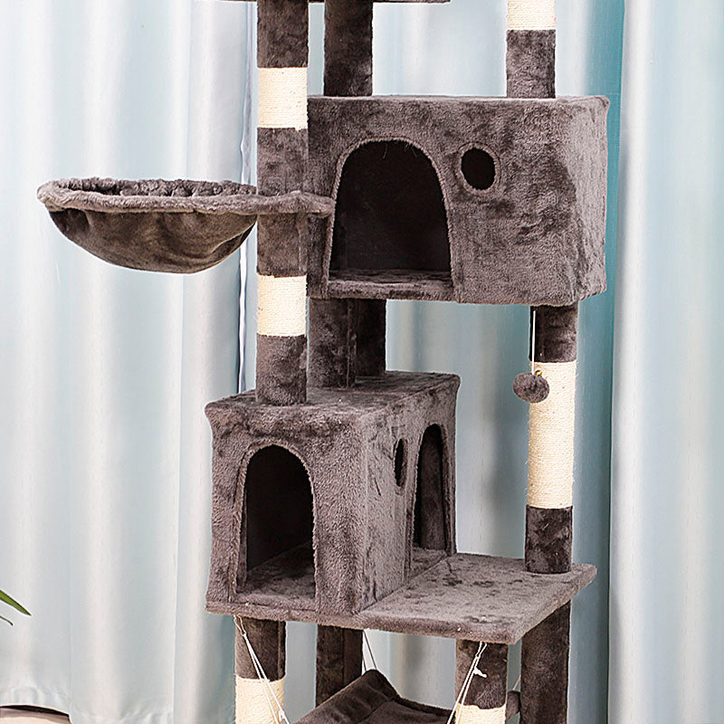 63-inch cat activity center for multiple cats